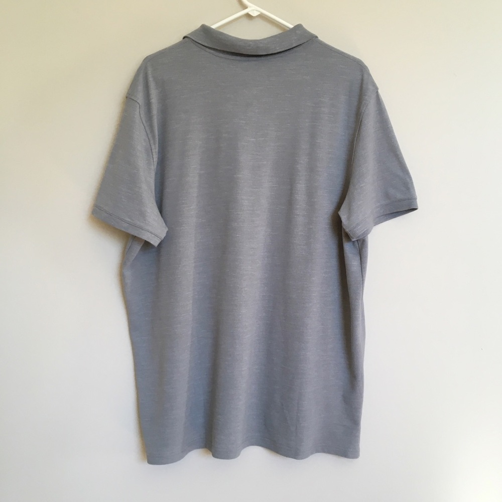 NWT Sonoma Supersoft Pique Polo / XXL Koala Grey Button Polo Shirt - Picture 5 of 8